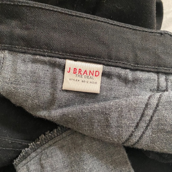 J Brand The Deal Mid-Rise Pencil Zipper Ankles Noir 27 (Never Worn!) - Picture 5 of 6